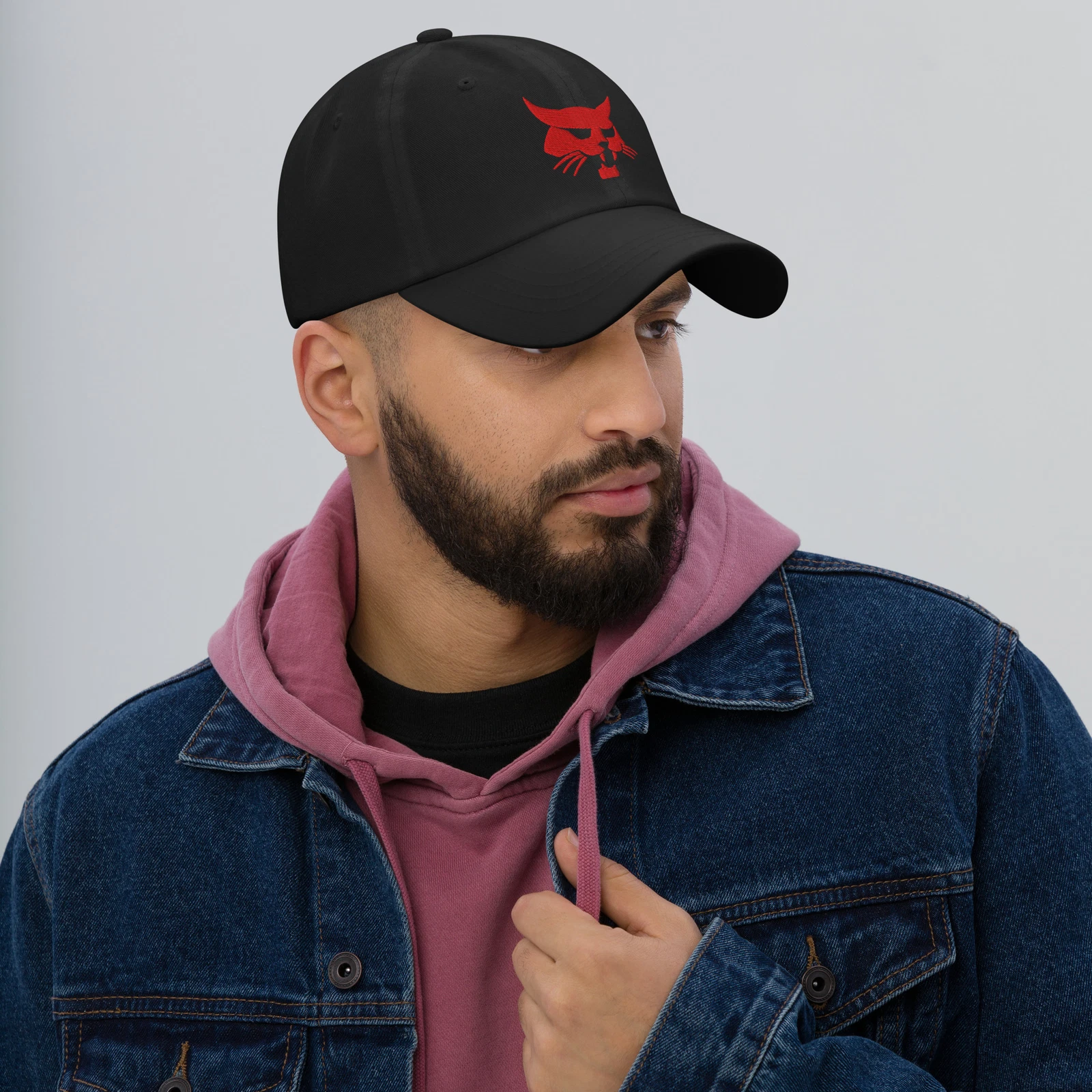 Bobcat Embroidered Dad Hat