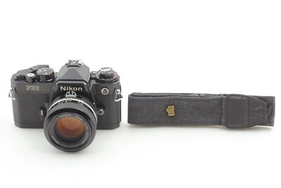 Honeycomb [N MINT w/Strap] Nikon FE2 Black Film Camera Ais 50mm F