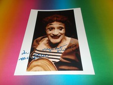Marcel Marceau  Pantomime  signed signiert Autogramm  20x26 Foto in person
