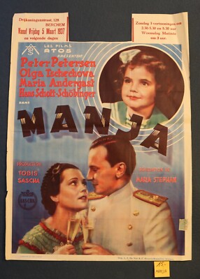 Movie poster Affiche: Manja Valenska 1936 Tobis Sascha; Olga Tschechova