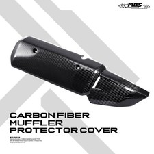 MOS Carbon Fiber Muffler Protector for Yamaha XMAX 300 2017-2024