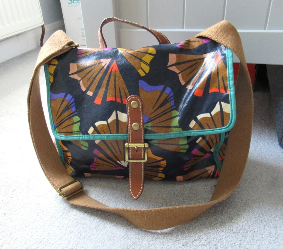 Fossil Mujer Mensajero Cartera Hombro Bandolera Bolso de Mano Lápiz Virutas Foto 4 de 4