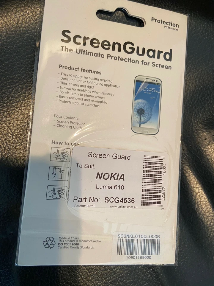 Nokia Lumia 610 Screen Guard Protector in Clear SCG4536. Brand New & Sealed pack - Image 2 of 2