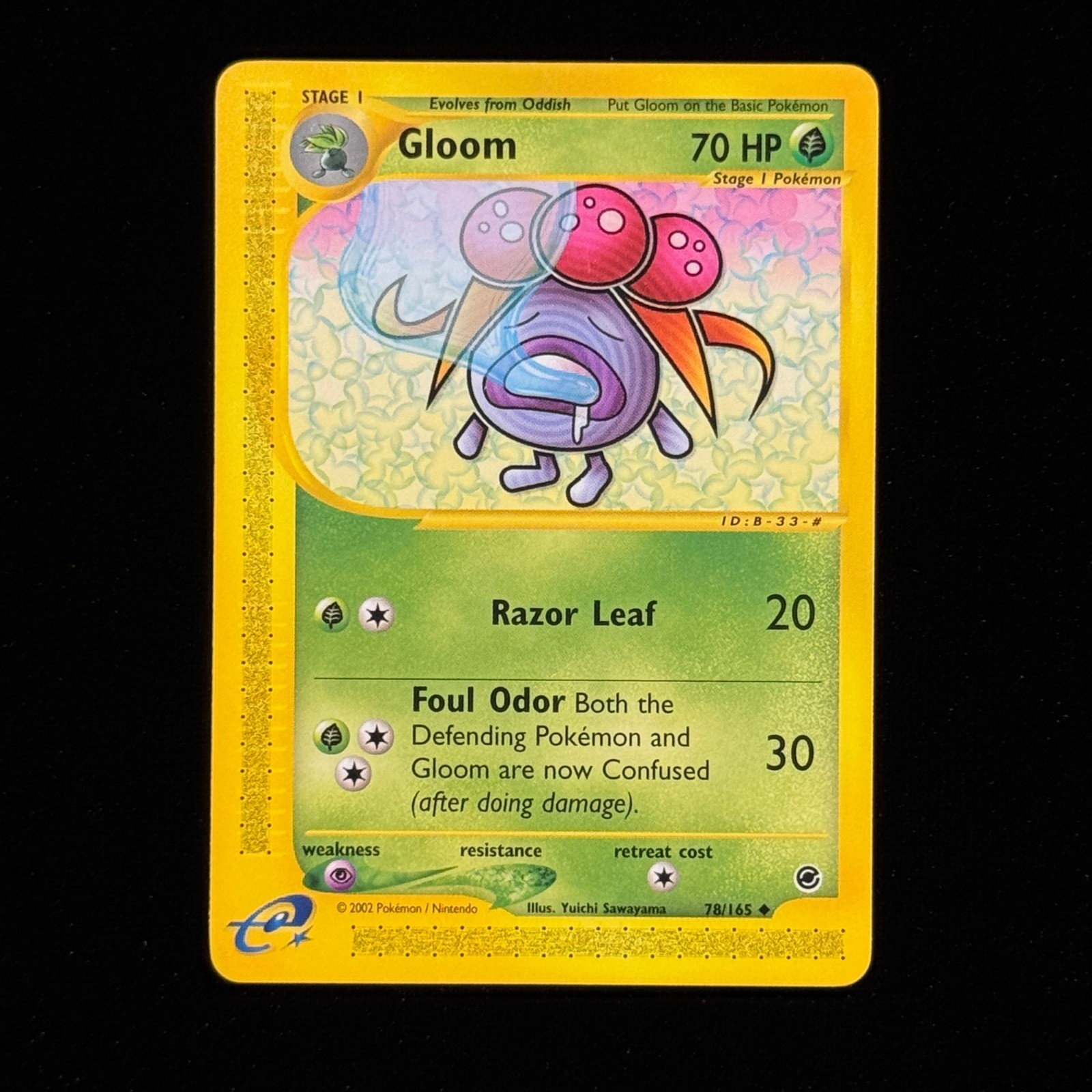 Gloom 078/165 Expedition Uncommon Pokemon TCG