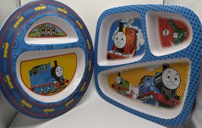 THOMAS the TANK ENGINE & FRIENDS Kids Plates Zak Designs & First Years Plastic