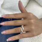 1.6ct Multishape Band Ring Rose Gold 14K Labcreated Diamond F/VS — photo 8