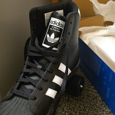 adidas Superstar 82 Skate W Women's Roller Skates Black Size 10.5