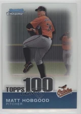 2010 Bowman Chrome Topps 100 Prospects /999 Matt Hobgood #TPC93