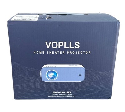 VOPLLS N3 Mini Home Theater Projector Full HD HDMI USB Open Box
