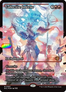 Collective Inferno (Showcase) #387 Foil Lorwyn Eclipsed