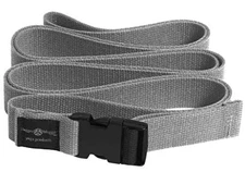 Hugger Mugger Quick-Release 10 ft. Yoga Strap - Gray - Super Strong Cotton Ea...