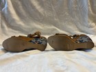 Vintage Blue Floral Tapestry Wedge Sandles by Coclico Made in Italy — photo 3