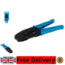 Ergonomic Ratchet Crimping Tool 220mm - Secure Electrical Connections Made Easy