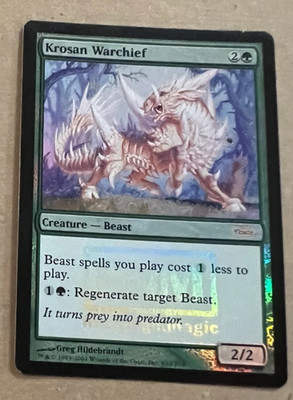 Foil - Krosan Warchief - FNM Promo - MTG - Magic the Gathering