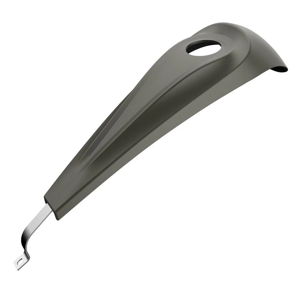 Consola de tablero de tanque de bajo perfil de mezclilla gris industrial compatible con Harley 2008+ Foto 2 de 4