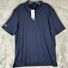 Adidas Golf Performance Polo Shirt Mens Large Navy Blue M PRFRM PO New with Tags