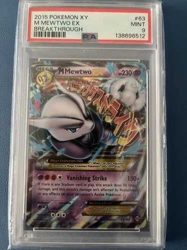 M Mewtwo EX 63/162 Breakthrough Holo