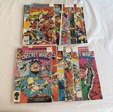 Marvel Comics Secret Wars 1-12 Complete Set. #8 Included Spider-Man