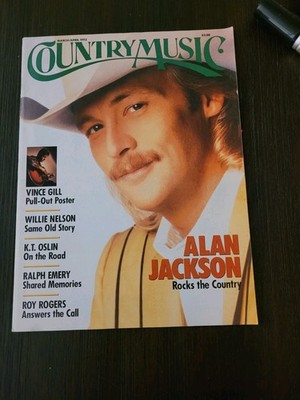 Country Music March/April 1992 Alan Jackson Willie Nelson CMSA Merle Haggard
