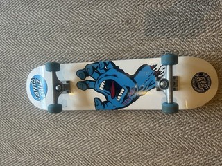 Santa Cruz Skateboards Complete Screaming Hand 8.25 (White)