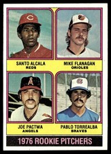1976 Topps Card Baseball Mike Flanagan RC Rookie Ps #589 NM. rookie card picture