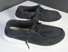 Size 8 Women  s Hey Dude Wendy L Slip On Shoes Black 121704900 R3