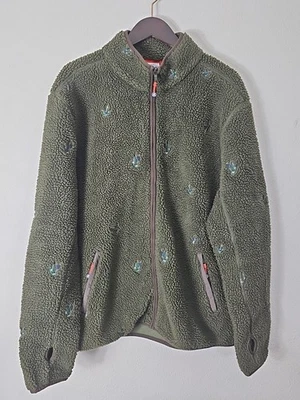 Brooks Brothers Green Fleece Jacket Duck Embroidered Full Zip Size XL - Image 1 of 4