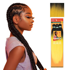 X-Pression Prestretched Braiding Hair - 3X Braid 58 Inch All Kanekalon Flame Ret