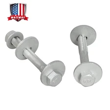 Quality Dacromet-Coated 2Pcs Arm Lower Rear Eccentric Bolt Nut Kit for VW Audi