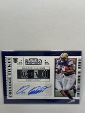 2019 Panini Contenders Draft Picks College Ticket Qadree Ollison #175 Rookie Au…