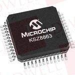 MICROCHIP TECHNOLOGY INC KSZ8863RLL / KSZ8863RLL (BRAND NEW)
