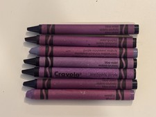 Lot Of 7 Crayola Crayons Retired And Discontinued In Various Shades Of Purple