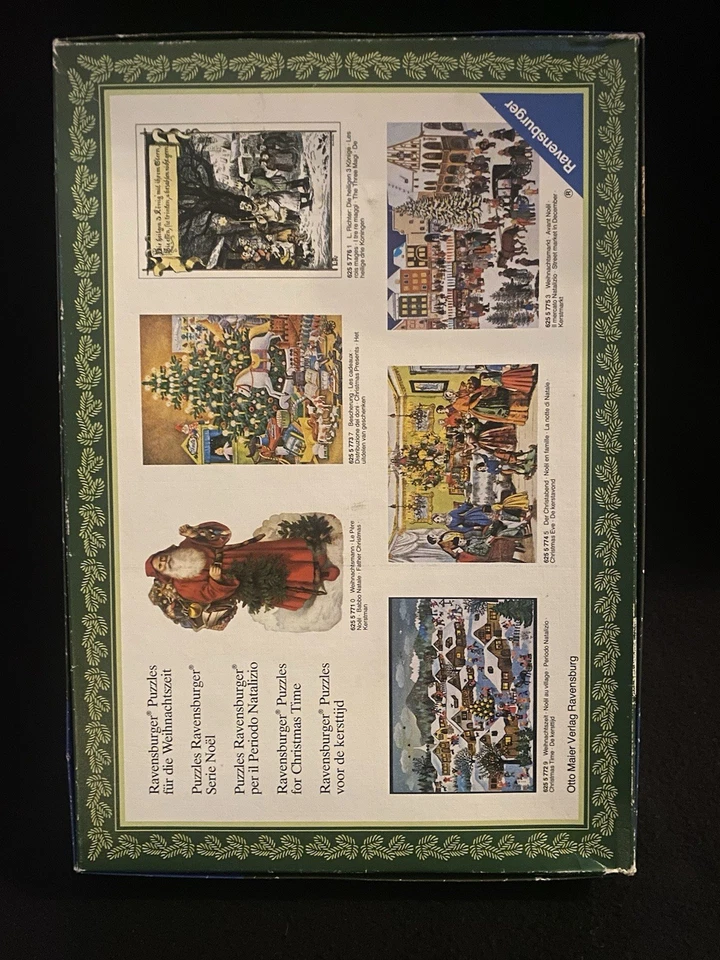 Vintage Ravensburger Christmas Presents 500 Piece Puzzle 1981  Pre-Owned - Image 2 of 4