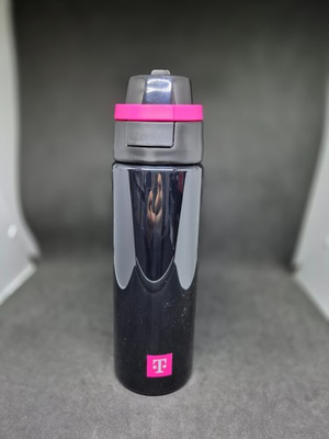 #ad #ad T Mobile 24 oz Water Bottle Tmobile Tuesday Brand New Black Pink $14.99
