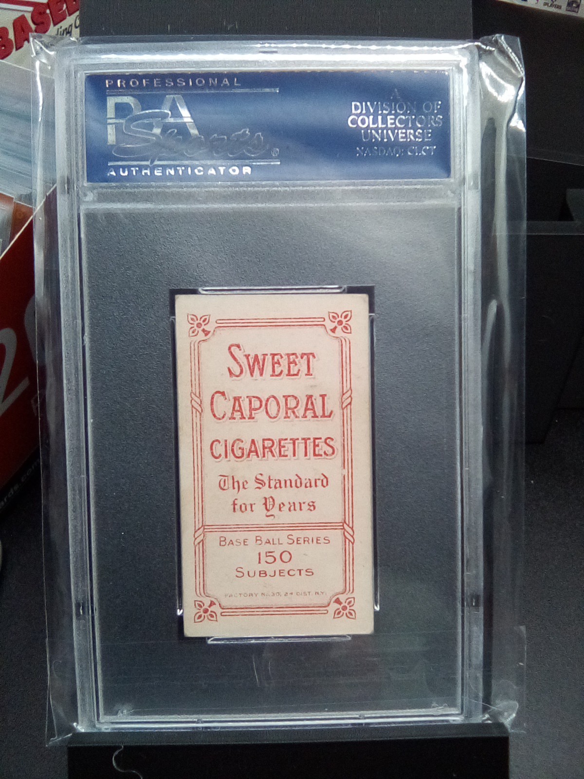 1909-11 T206 -Sweet Caporal 150 Willie Keeler Vic Willis Portrait PSA 4.5 VG-EX+ view 7
