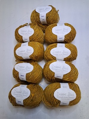 9  Knauel Handstrickgarn Debbie Bliss Donegal Aran Tweed, 100% Wolle