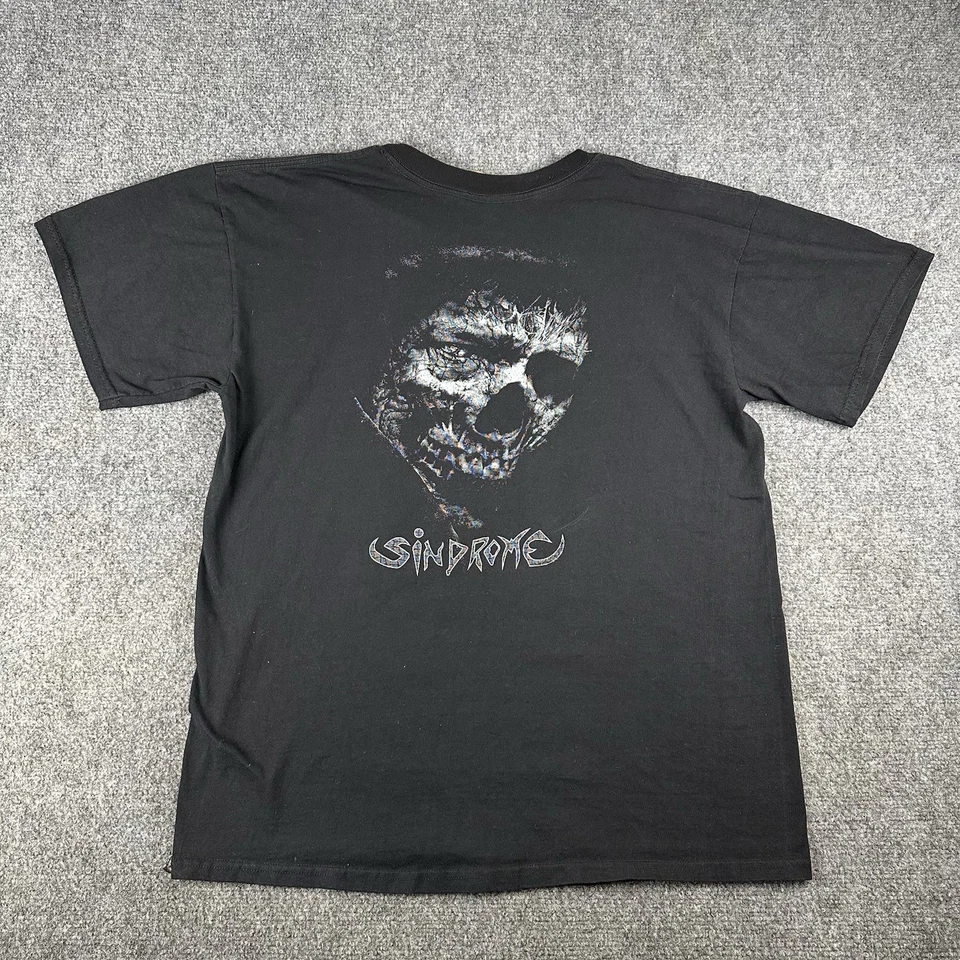 Rock Revolution Sindrome Capital Punk Shirt Large Men’s Black Mexico Metal Band - Image 2 of 4