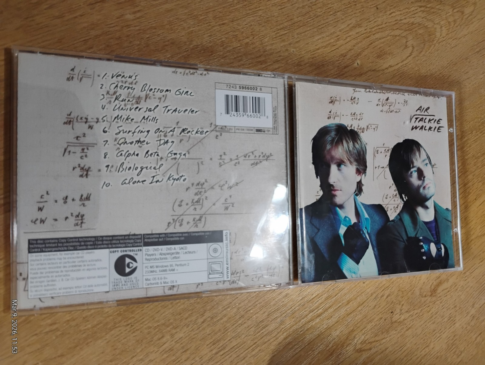 AIR - WALKIE TALKIE CD - FREEPOST