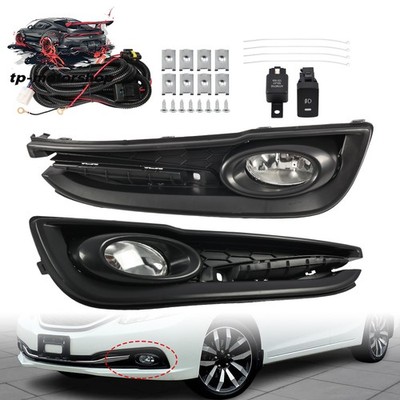 For 2013 2014 2015 Honda Civic Sedan 2*Front Fog Lights Lamps