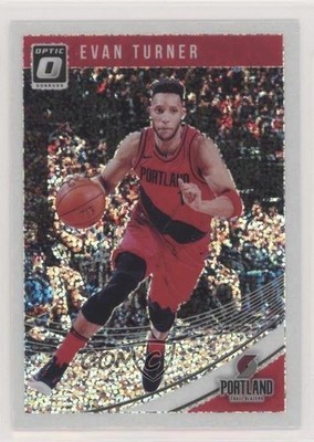 2018-19 Panini Donruss Optic White Sparkle Prizm /20 Evan Turner #21 4l6
