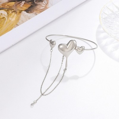 Punk Coiled Adjustable Arm Armband Bangle Women Adjustable Arm Cuff Armlet