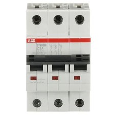 1PC ABB ST203M-Z2 Circuit Breaker,Miniature,DIN Rail Mount,Z Curve,3 Pole,2A