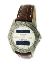 Vintage Breitling Aerospace E79362 42mm Titanium Digital Quartz Watch