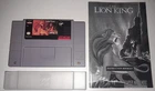 The Lion King (Super Nintendo SNES) w/ Manual CLEANED TESTED WORKING AUTHENTIC
