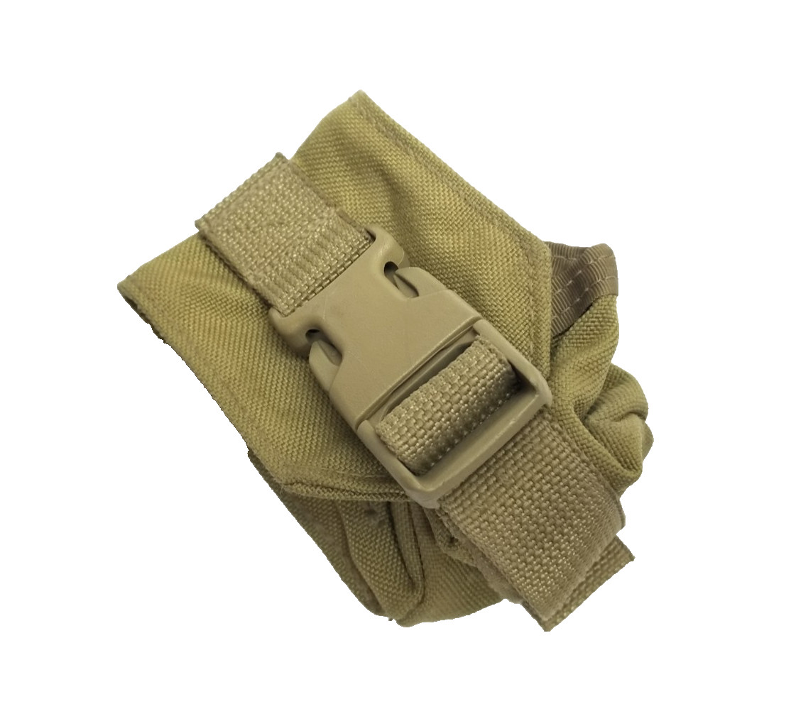 USGI Military Eagle Industries MOLLE II Frag Hand Grenade Pouch Khaki - USED