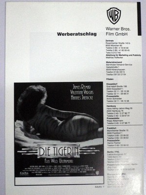 Die Tigerin - James Remar - Valentina Vargas  - Werberatschlag