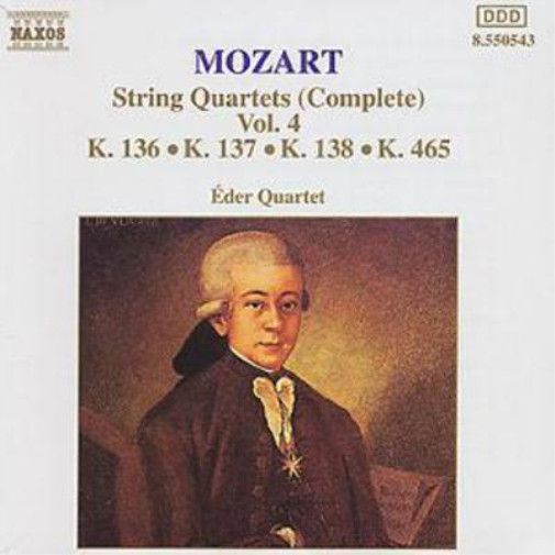 Вольфганг Амадей Моцарт Альбом Mozart Streichquartette Vol. 4 Eder (CD)