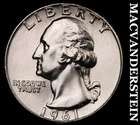 1961 Silver Washington Quarter-Choice Gem BU Lustrous No Reserve #i6680
