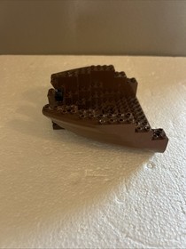 Lego Brown Boat Hull  Pieces Pirates Barracuda 6285 For Parts