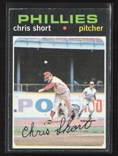 1971 Topps #511 Chris Short - EX/EX+ Set Break!